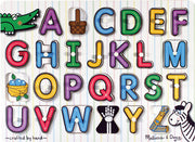See-Inside Alphabet Wooden Peg Puzzle (26 pcs)