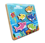 Pinkfong Baby Shark Chunky Wood Sound Puzzle - Plays Baby Shark Song