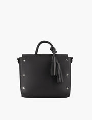 Handmade Leather Black Handbag