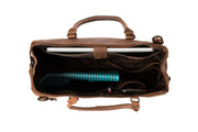 Brown Leather Personalized Handbag